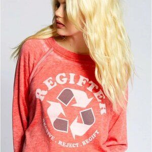 Recycled Karma Burnout Regifter Sweatshirt Size SM NWOT